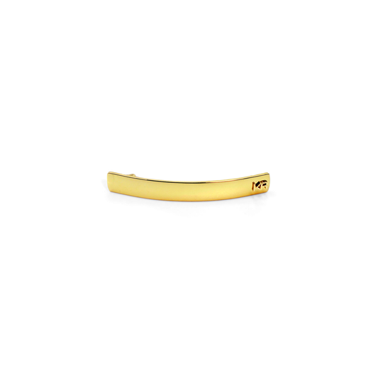Love Collection - Metalica Long Skinny Metal Barrette/Gold