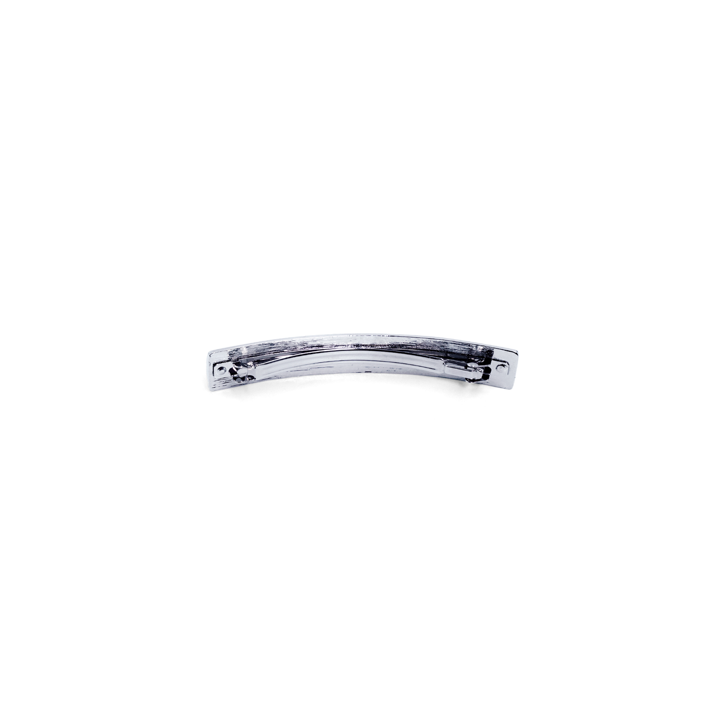 Love Collection - Metalica Long Skinny Metal Barrette/Silver