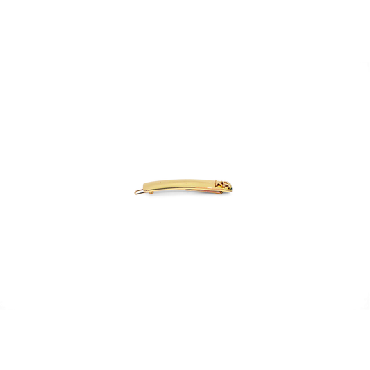 Love Collection - Metalica 6cm Metal Hair Clip/Gold