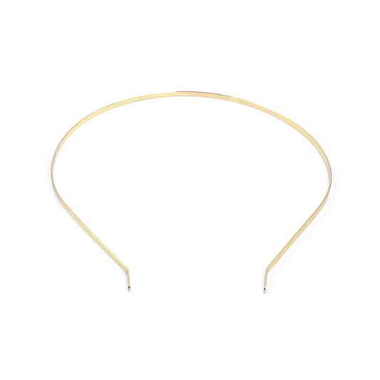 Love Collection - Metalica Thin metal Headband/Gold
