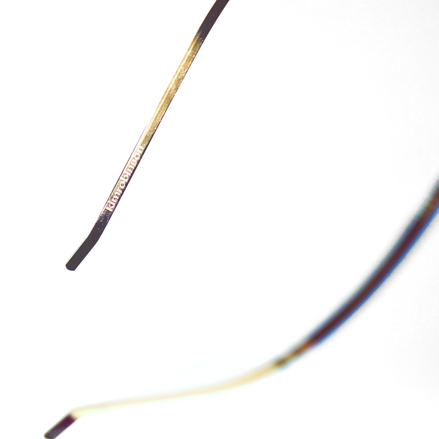 Love Collection - Metalica Thin metal Headband/Gold
